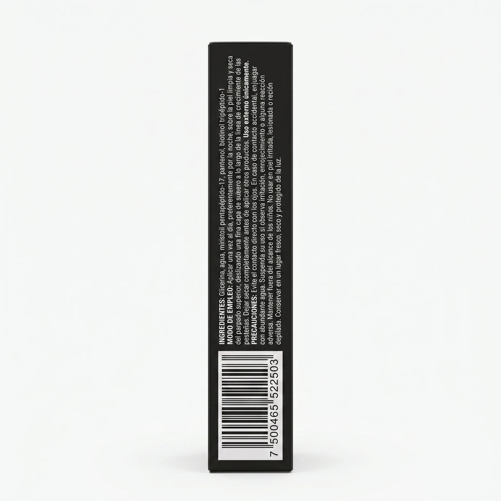 numoo LASHES - Suero Avanzado de Péptidos para Crecimiento de Pestañas (5 ml)