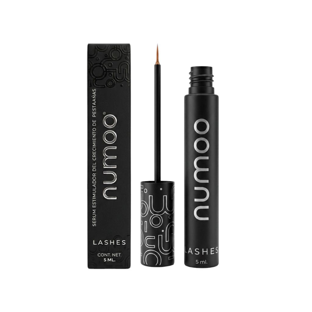 numoo LASHES - Suero Avanzado de Péptidos para Crecimiento de Pestañas (5 ml)