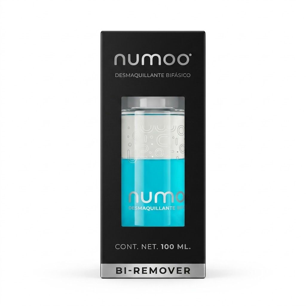 Desmaquillante Bifásico numoo. | Todo Tipo de Piel y Ojos Sensibles (100 ml)